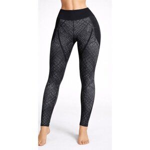 INKnBurn Womens' Snakeskin Pattern High-Waist Capris Size 2